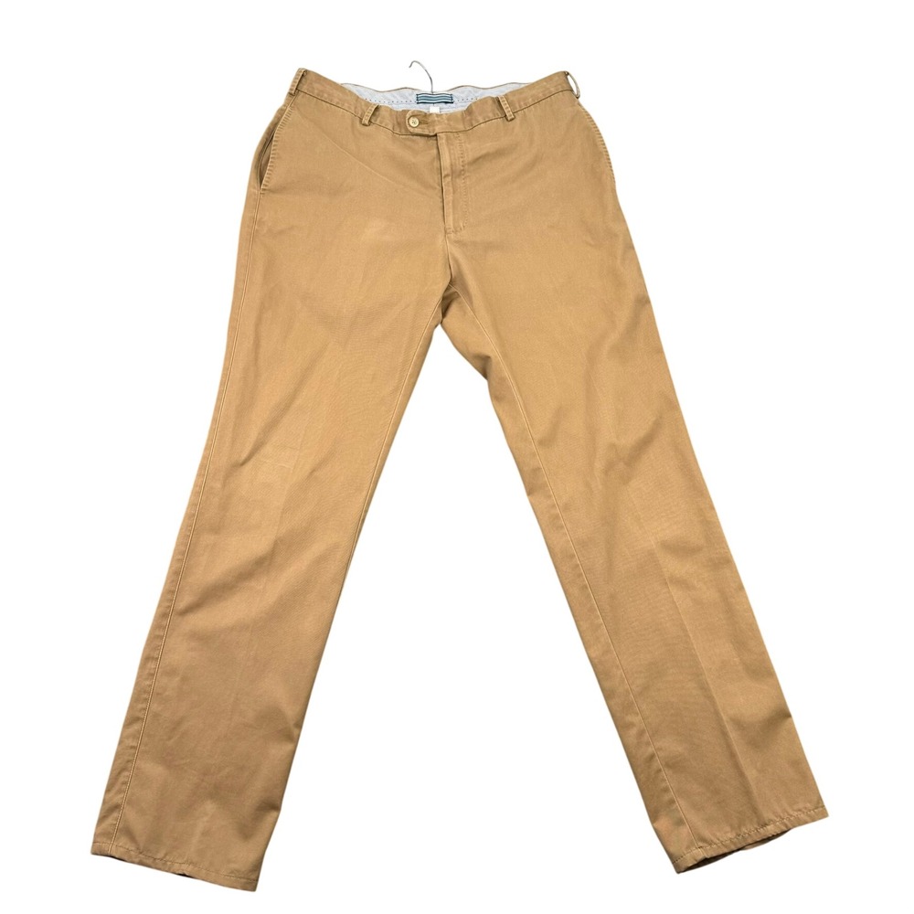 Peter Millar Chinos Men 36x32 Pima Khaki Preppy Golf Old Money Classic Work